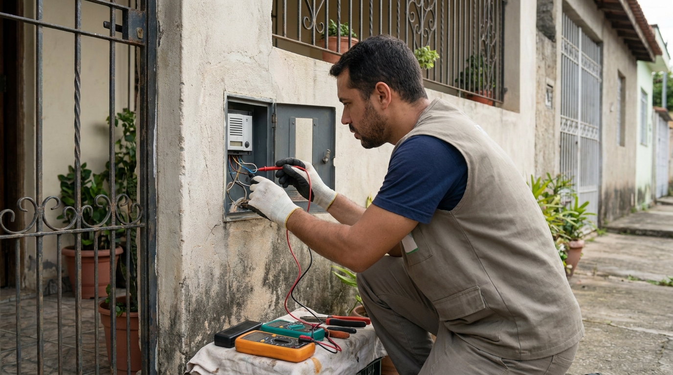 Conserto de interfone em Santo André‑SP