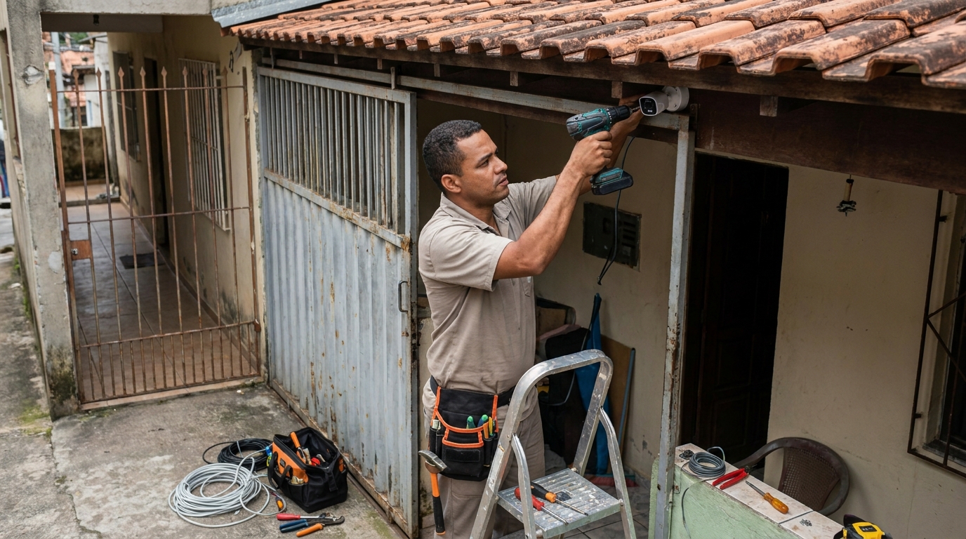 Instalacao de cameras de seguranca em Santo André‑SP