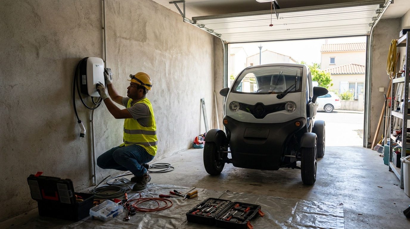 Instalacao de carregador de carro eletrico profissional em Santo André‑SP