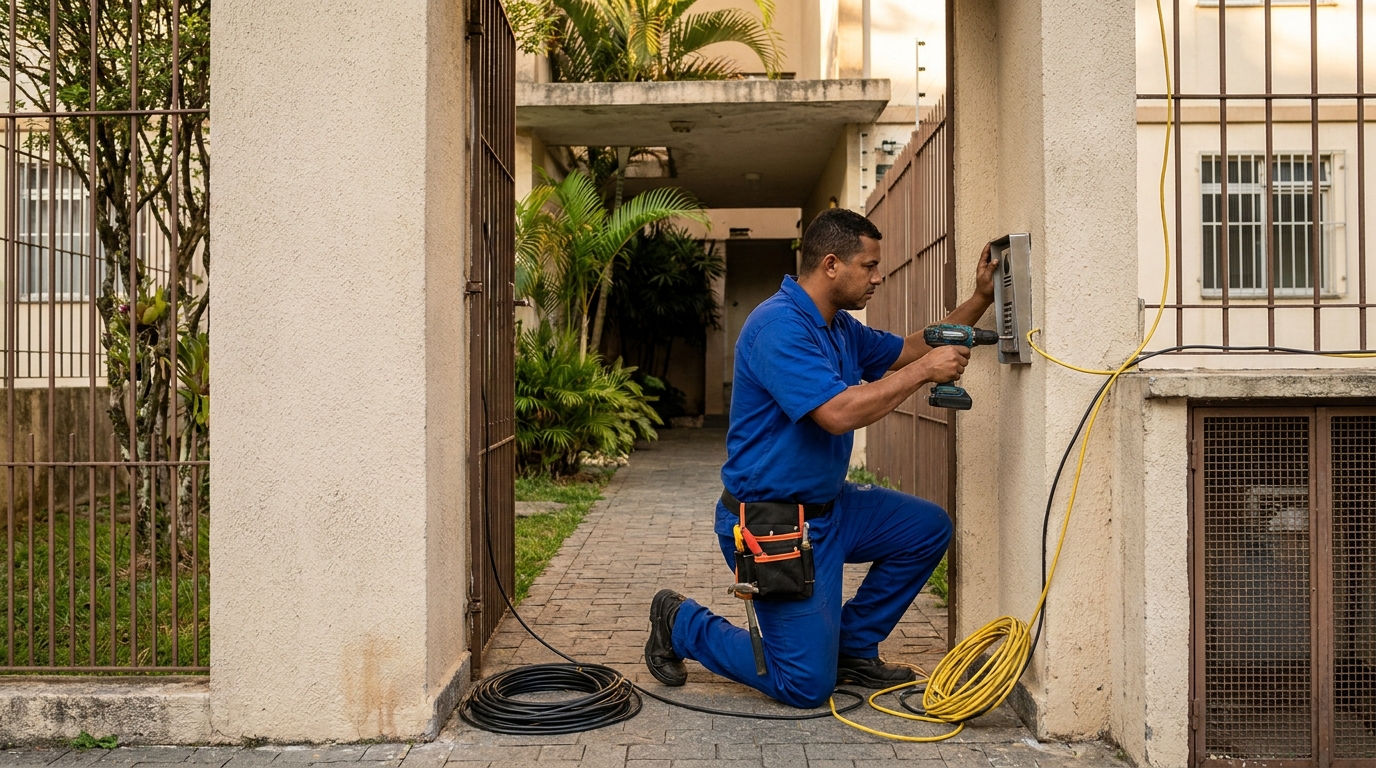 Instalacao de interfone profissional em Santo André‑SP